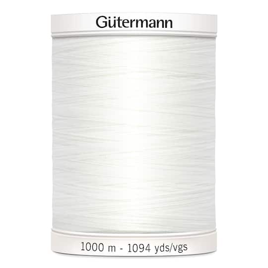 Gütermann 1, 096yd. Sew-all Thread By Gutermann in 020 Nu White | 1096 yd | Michaels®